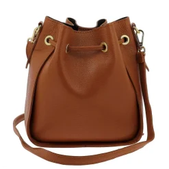 ABRIL sac seau en cuir