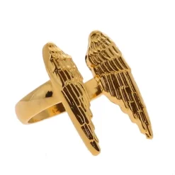 Bague Ailes d'anges, dore
