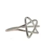 Bague argentee, Ambre