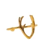 Bague Cerf, dore