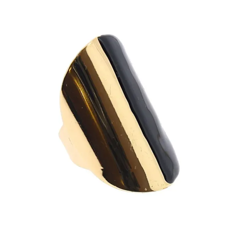 Bague dore Goldy