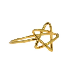 Bague doree, Ambre