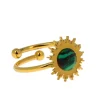 Bague doree, Jade