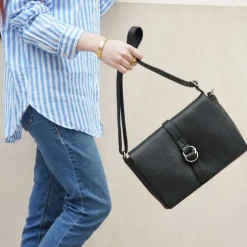 BARNES sac bandouliere en cuir