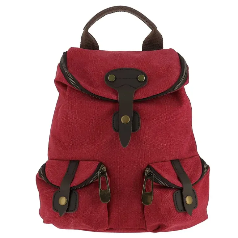 BAROUDEUR sac a dos cuir et toile