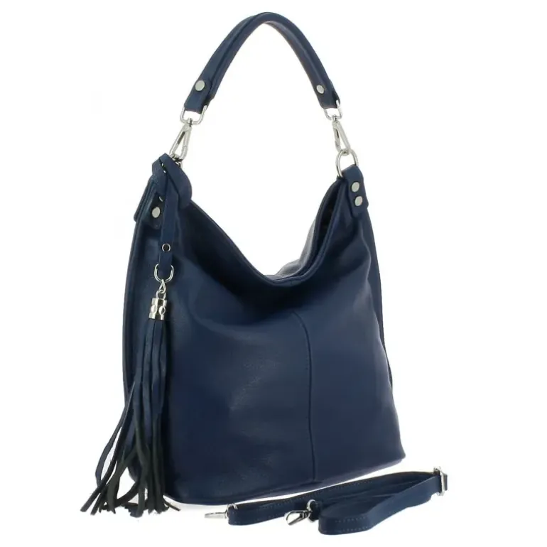 BARTONE sac hobo en cuir