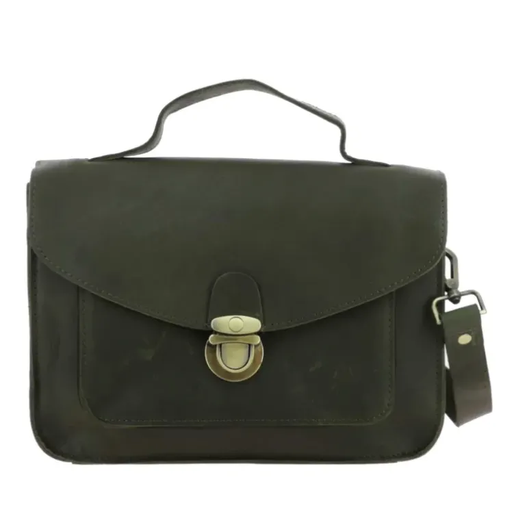BOSTON sac cartable a bandouliere en cuir