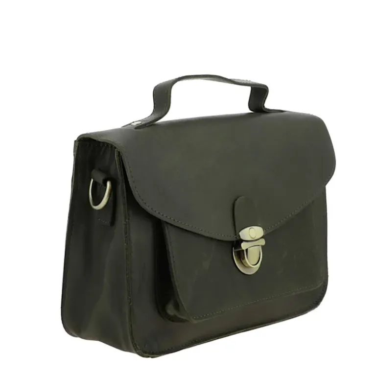 BOSTON sac cartable a bandouliere en cuir