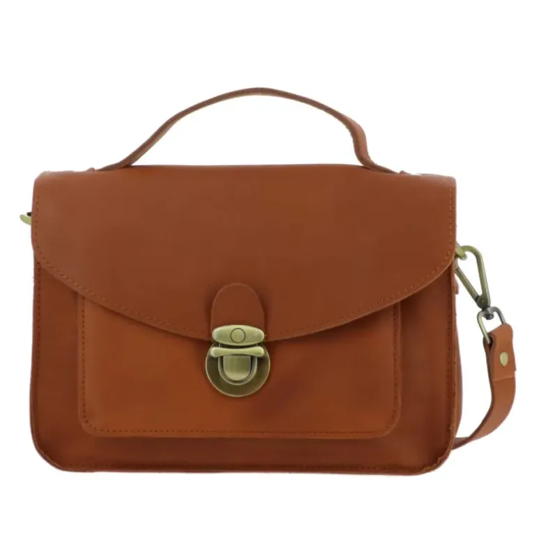 BOSTON sac cartable a bandouliere en cuir