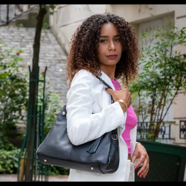 BOTELLO sac hobo en cuir