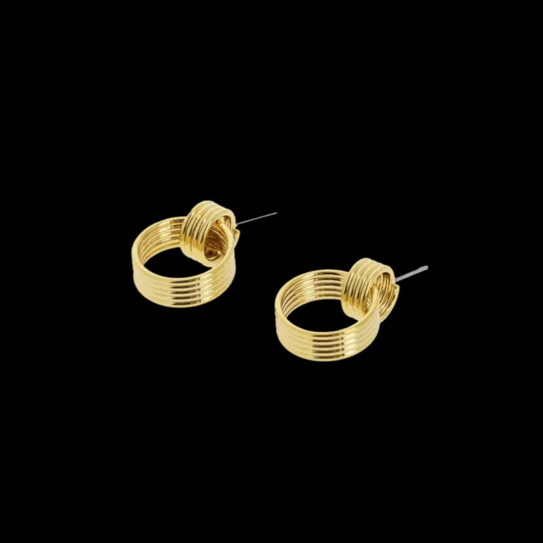 Boucles d'oreilles dorees, Magan