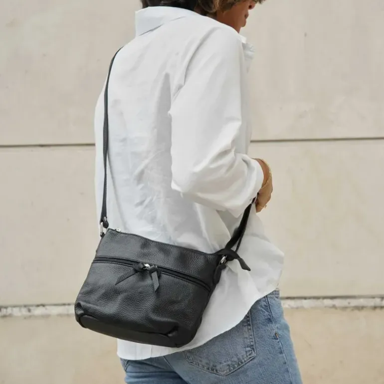 BRAHMA petit sac bandouliere en cuir