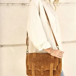 DUFFY sac cartable en cuir