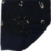 Echarpe Leopard, bleu
