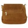 GOROKAS sac bandouliere en cuir effet metallisee