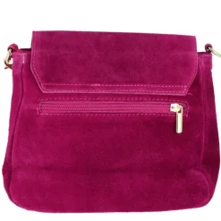 GOROKAS sac bandouliere en cuir effet metallisee
