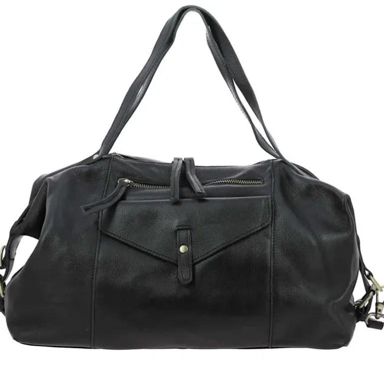 Grand sac en cuir a bandouliere LARA
