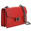 LIZMORE sac bandouliere effet croco