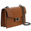 LIZMORE sac bandouliere effet croco