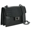LIZMORE sac bandouliere effet croco