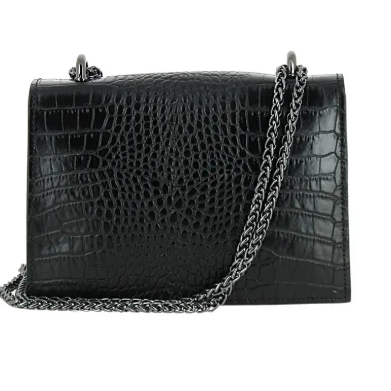 LIZMORE sac bandouliere effet croco