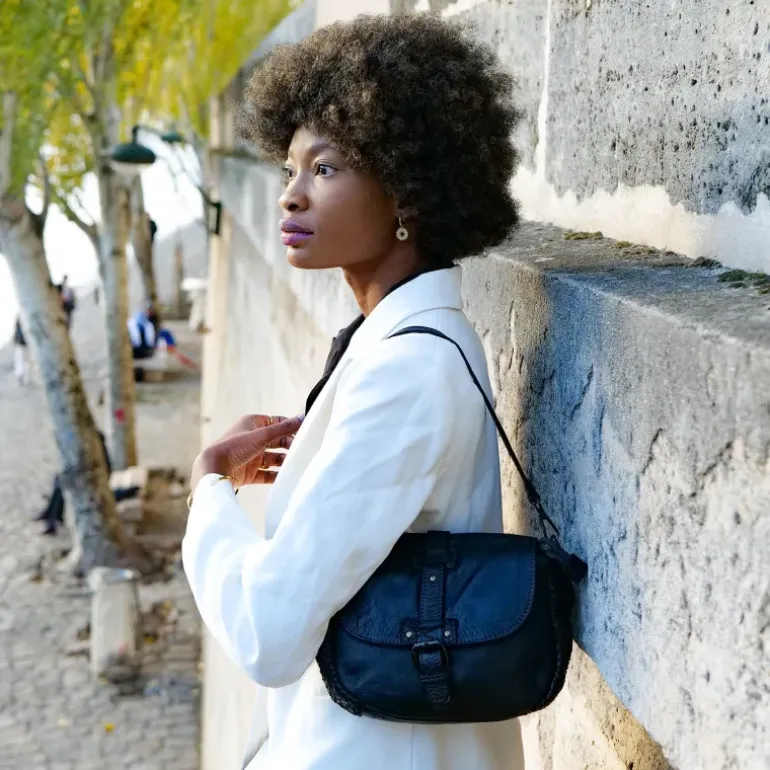 MAGHERA sac porte epaule vintage en cuir