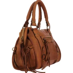 MELLAL sac a main bandouliere vintage en cuir
