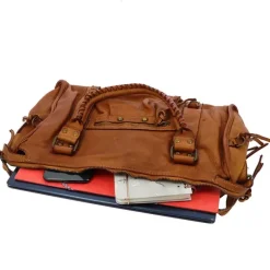 MELLAL sac a main bandouliere vintage en cuir