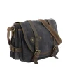 MYR besace en cuir et toile