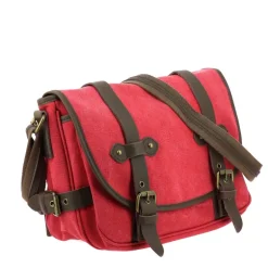 MYR besace en cuir et toile