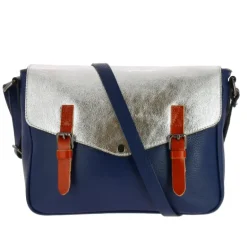 OXFORD sac cartable irise en cuir