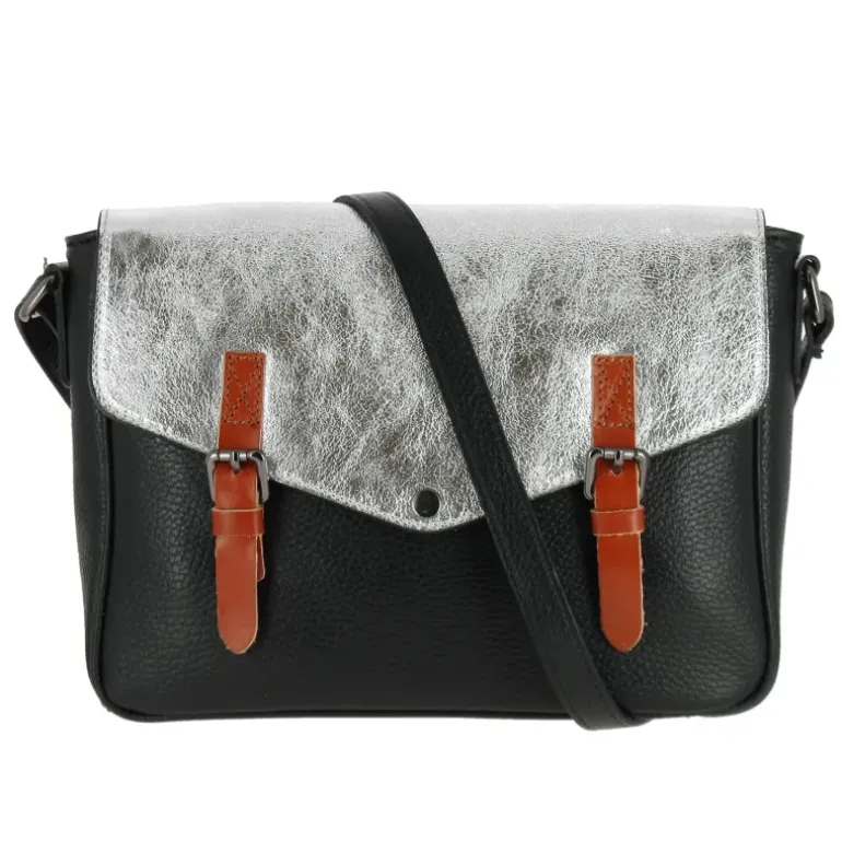 OXFORD sac cartable irise en cuir