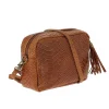 PACHO sac trotteur effet croco en cuir