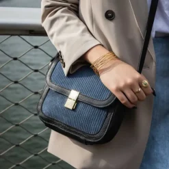 Petit sac bandoulière en cuir TESSA