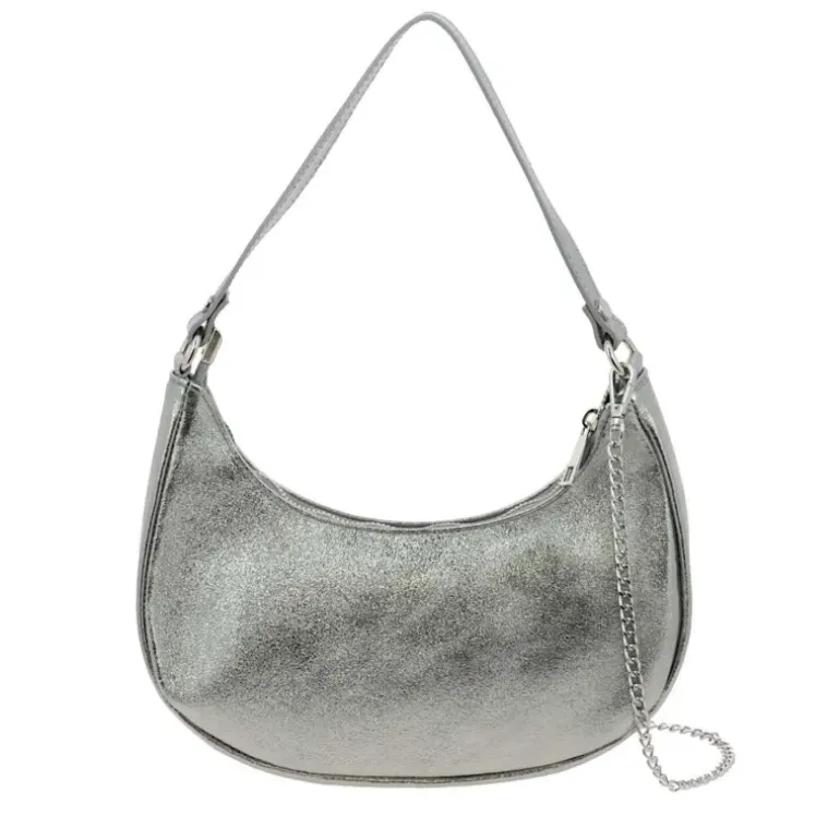 Petit sac demi lune en cuir SOYO