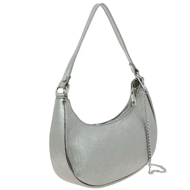 Petit sac demi lune en cuir SOYO