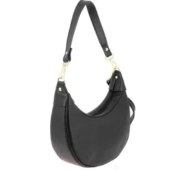 Petit sac demi lune en cuir LUNA