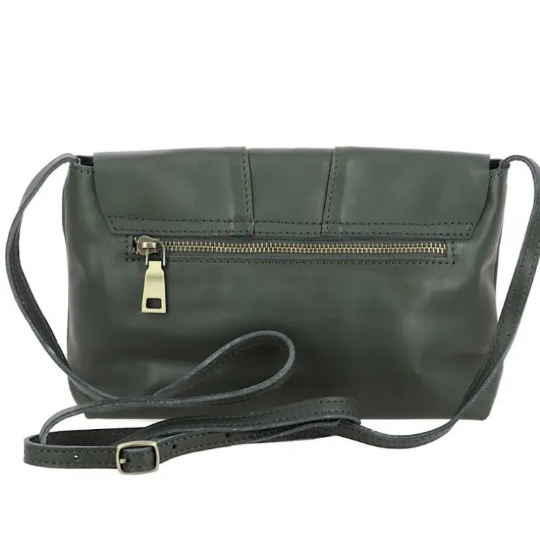Petite besace a bandouliere en cuir SERAPH