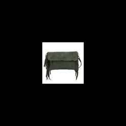 Sac a franges en cuir daim MILO