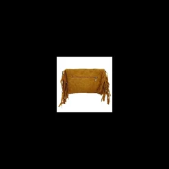 Sac a franges en cuir daim MILO
