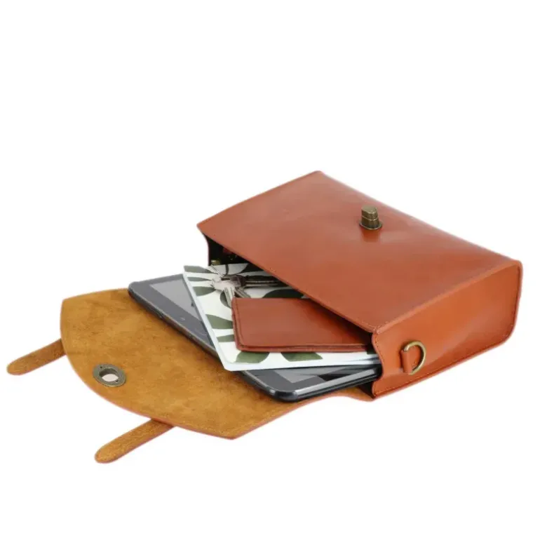 Sac a main cartable vintage en cuir YORK