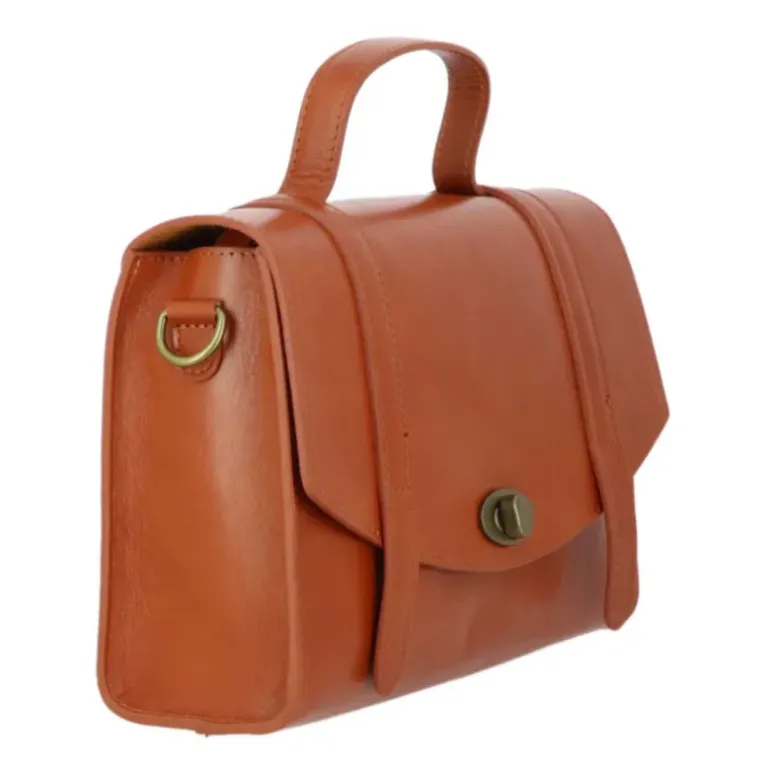 Sac a main cartable vintage en cuir YORK
