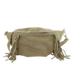 Sac banane a franges en cuir MASERU