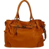 Sac cabas vintage en cuir CHIBIA