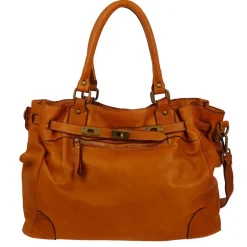 Sac cabas vintage en cuir CHIBIA