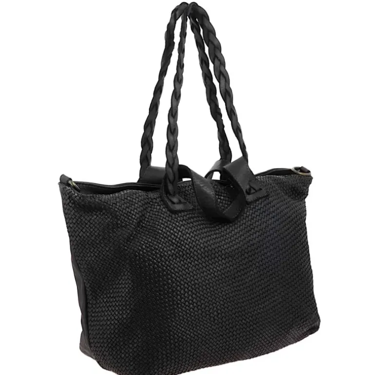 Sac cabas vintage en cuir DAKOTA