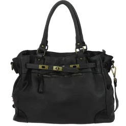 Sac cabas vintage en cuir CHIBIA