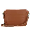 Sac cartable a bandouliere en cuir LYRIA