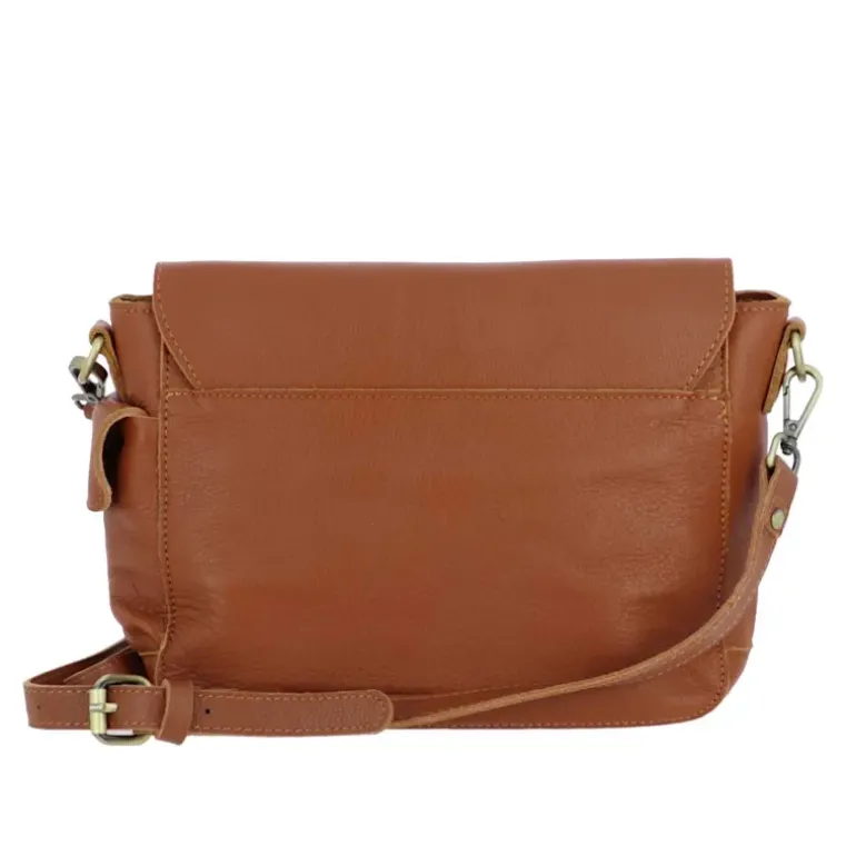 Sac cartable a bandouliere en cuir LYRIA