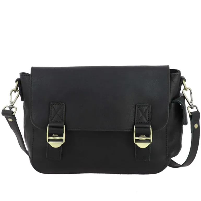Sac cartable a bandouliere en cuir LYRIA